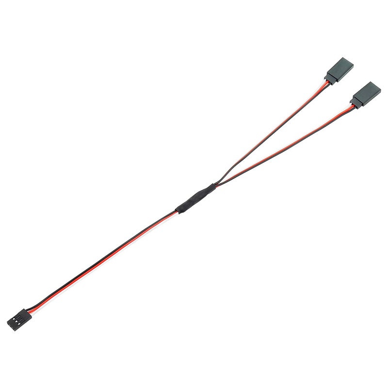 Sutemribor 30cm Remote Control Y Servo Extension Cable, Male to Female (Pack of 5) - Image 2